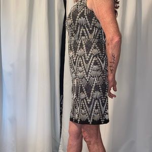 The LBD design collection silver and black dress size 6